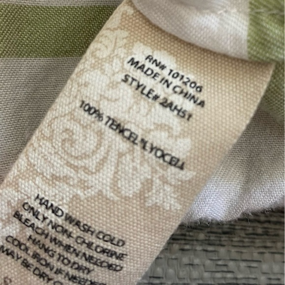 Soft Surroundings Striped Asymmetrical Button Wrap Tunic Top - Picture 9 of 13